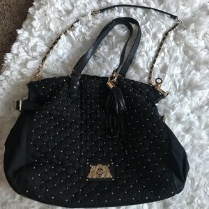 Large black juicy couture purse